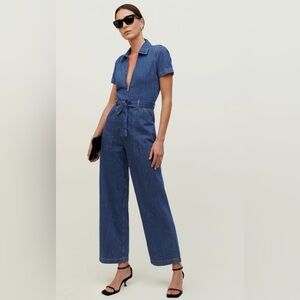 Reformation Cassidy Denim Jumpsuit